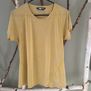 The North Face Yellow Short Sleeve Tee